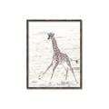 Picture of Summer Giraffe _GroupedProduct_Rectangle_Portrait_Mini_ _GroupedProduct_Rectangle_Portrait_Canvas_Framed_
