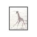 Picture of Summer Giraffe _GroupedProduct_Rectangle_Portrait_Mini_ _GroupedProduct_Rectangle_Portrait_Canvas_Framed_