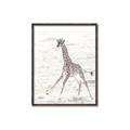Picture of Summer Giraffe _GroupedProduct_Rectangle_Portrait_Mini_ _GroupedProduct_Rectangle_Portrait_Canvas_Framed_