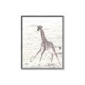 Picture of Summer Giraffe _GroupedProduct_Rectangle_Portrait_Mini_ _GroupedProduct_Rectangle_Portrait_Canvas_Framed_