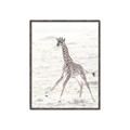 Picture of Summer Giraffe _GroupedProduct_Rectangle_Portrait_Mini_ _GroupedProduct_Rectangle_Portrait_Canvas_Framed_