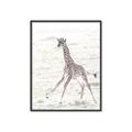 Picture of Summer Giraffe _GroupedProduct_Rectangle_Portrait_Mini_ _GroupedProduct_Rectangle_Portrait_Canvas_Framed_