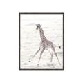 Picture of Summer Giraffe _GroupedProduct_Rectangle_Portrait_Mini_ _GroupedProduct_Rectangle_Portrait_Canvas_Framed_