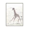Picture of Summer Giraffe _GroupedProduct_Rectangle_Portrait_Mini_ _GroupedProduct_Rectangle_Portrait_Canvas_Framed_