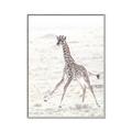 Picture of Summer Giraffe _GroupedProduct_Rectangle_Portrait_Mini_ _GroupedProduct_Rectangle_Portrait_Canvas_Framed_
