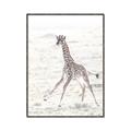 Picture of Summer Giraffe _GroupedProduct_Rectangle_Portrait_Mini_ _GroupedProduct_Rectangle_Portrait_Canvas_Framed_