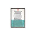 Picture of Water Hippo _GroupedProduct_Rectangle_Portrait_Mini_ _GroupedProduct_Rectangle_Portrait_Canvas_Framed_