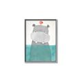 Picture of Water Hippo _GroupedProduct_Rectangle_Portrait_Mini_ _GroupedProduct_Rectangle_Portrait_Canvas_Framed_