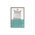 Picture of Water Hippo _GroupedProduct_Rectangle_Portrait_Mini_ _GroupedProduct_Rectangle_Portrait_Canvas_Framed_