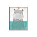 Picture of Water Hippo _GroupedProduct_Rectangle_Portrait_Mini_ _GroupedProduct_Rectangle_Portrait_Canvas_Framed_