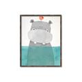 Picture of Water Hippo _GroupedProduct_Rectangle_Portrait_Mini_ _GroupedProduct_Rectangle_Portrait_Canvas_Framed_