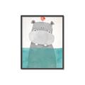 Picture of Water Hippo _GroupedProduct_Rectangle_Portrait_Mini_ _GroupedProduct_Rectangle_Portrait_Canvas_Framed_