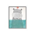 Picture of Water Hippo _GroupedProduct_Rectangle_Portrait_Mini_ _GroupedProduct_Rectangle_Portrait_Canvas_Framed_