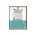 Picture of Water Hippo _GroupedProduct_Rectangle_Portrait_Mini_ _GroupedProduct_Rectangle_Portrait_Canvas_Framed_