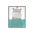 Picture of Water Hippo _GroupedProduct_Rectangle_Portrait_Mini_ _GroupedProduct_Rectangle_Portrait_Canvas_Framed_