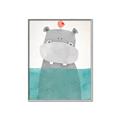 Picture of Water Hippo _GroupedProduct_Rectangle_Portrait_Mini_ _GroupedProduct_Rectangle_Portrait_Canvas_Framed_