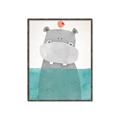 Picture of Water Hippo _GroupedProduct_Rectangle_Portrait_Mini_ _GroupedProduct_Rectangle_Portrait_Canvas_Framed_