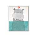 Picture of Water Hippo _GroupedProduct_Rectangle_Portrait_Mini_ _GroupedProduct_Rectangle_Portrait_Canvas_Framed_