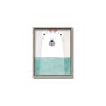 Picture of Water Polar Bear _GroupedProduct_Rectangle_Portrait_Mini_ _GroupedProduct_Rectangle_Portrait_Canvas_Framed_