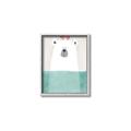Picture of Water Polar Bear _GroupedProduct_Rectangle_Portrait_Mini_ _GroupedProduct_Rectangle_Portrait_Canvas_Framed_
