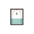 Picture of Water Polar Bear _GroupedProduct_Rectangle_Portrait_Mini_ _GroupedProduct_Rectangle_Portrait_Canvas_Framed_