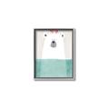 Picture of Water Polar Bear _GroupedProduct_Rectangle_Portrait_Mini_ _GroupedProduct_Rectangle_Portrait_Canvas_Framed_
