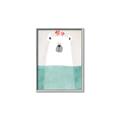 Picture of Water Polar Bear _GroupedProduct_Rectangle_Portrait_Mini_ _GroupedProduct_Rectangle_Portrait_Canvas_Framed_