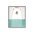 Picture of Water Polar Bear _GroupedProduct_Rectangle_Portrait_Mini_ _GroupedProduct_Rectangle_Portrait_Canvas_Framed_