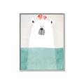 Picture of Water Polar Bear _GroupedProduct_Rectangle_Portrait_Mini_ _GroupedProduct_Rectangle_Portrait_Canvas_Framed_