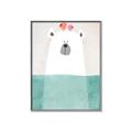 Picture of Water Polar Bear _GroupedProduct_Rectangle_Portrait_Mini_ _GroupedProduct_Rectangle_Portrait_Canvas_Framed_