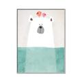 Picture of Water Polar Bear _GroupedProduct_Rectangle_Portrait_Mini_ _GroupedProduct_Rectangle_Portrait_Canvas_Framed_