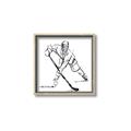 Picture of Hockey Sketch  _GroupedProduct_Square_Mini_ _GroupedProduct_Square_Canvas_Framed_