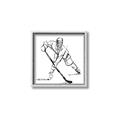 Picture of Hockey Sketch  _GroupedProduct_Square_Mini_ _GroupedProduct_Square_Canvas_Framed_