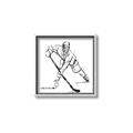 Picture of Hockey Sketch  _GroupedProduct_Square_Mini_ _GroupedProduct_Square_Canvas_Framed_