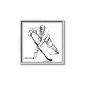 Picture of Hockey Sketch  _GroupedProduct_Square_Mini_ _GroupedProduct_Square_Canvas_Framed_