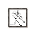 Picture of Hockey Sketch  _GroupedProduct_Square_Mini_ _GroupedProduct_Square_Canvas_Framed_