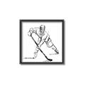 Picture of Hockey Sketch  _GroupedProduct_Square_Mini_ _GroupedProduct_Square_Canvas_Framed_