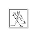 Picture of Hockey Sketch  _GroupedProduct_Square_Mini_ _GroupedProduct_Square_Canvas_Framed_