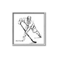 Picture of Hockey Sketch  _GroupedProduct_Square_Mini_ _GroupedProduct_Square_Canvas_Framed_