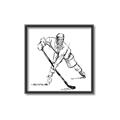 Picture of Hockey Sketch  _GroupedProduct_Square_Mini_ _GroupedProduct_Square_Canvas_Framed_