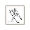 Picture of Hockey Sketch  _GroupedProduct_Square_Mini_ _GroupedProduct_Square_Canvas_Framed_