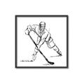 Picture of Hockey Sketch  _GroupedProduct_Square_Mini_ _GroupedProduct_Square_Canvas_Framed_