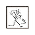 Picture of Hockey Sketch  _GroupedProduct_Square_Mini_ _GroupedProduct_Square_Canvas_Framed_