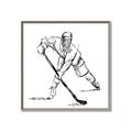 Picture of Hockey Sketch  _GroupedProduct_Square_Mini_ _GroupedProduct_Square_Canvas_Framed_