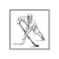 Picture of Hockey Sketch  _GroupedProduct_Square_Mini_ _GroupedProduct_Square_Canvas_Framed_