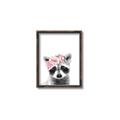 Picture of Flower Crown Raccoon _GroupedProduct_Rectangle_Portrait_Mini_ _GroupedProduct_Rectangle_Portrait_Canvas_Framed_
