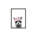 Picture of Flower Crown Raccoon _GroupedProduct_Rectangle_Portrait_Mini_ _GroupedProduct_Rectangle_Portrait_Canvas_Framed_