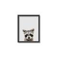 Picture of Peekaboo Raccoon _GroupedProduct_Rectangle_Portrait_Mini_ _GroupedProduct_Rectangle_Portrait_Canvas_Framed_