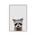 Picture of Peekaboo Raccoon _GroupedProduct_Rectangle_Portrait_Mini_ _GroupedProduct_Rectangle_Portrait_Canvas_Framed_
