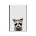 Picture of Peekaboo Raccoon _GroupedProduct_Rectangle_Portrait_Mini_ _GroupedProduct_Rectangle_Portrait_Canvas_Framed_